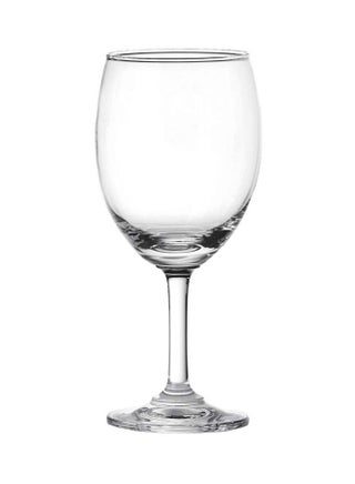 6 Piece Classic Wine Glass Set, 230ml Capacity - Clear - view 2